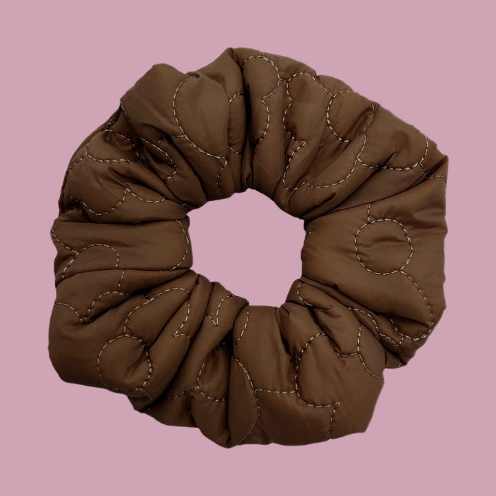 Flower Quilted Scrunchie