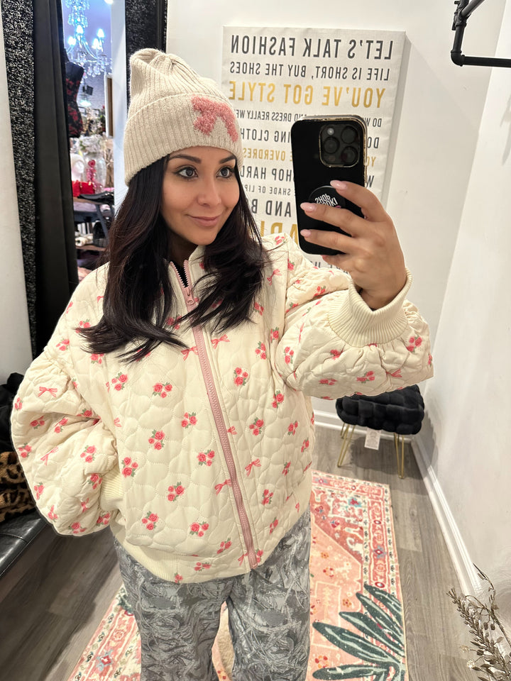 Petals & Ribbons Bomber