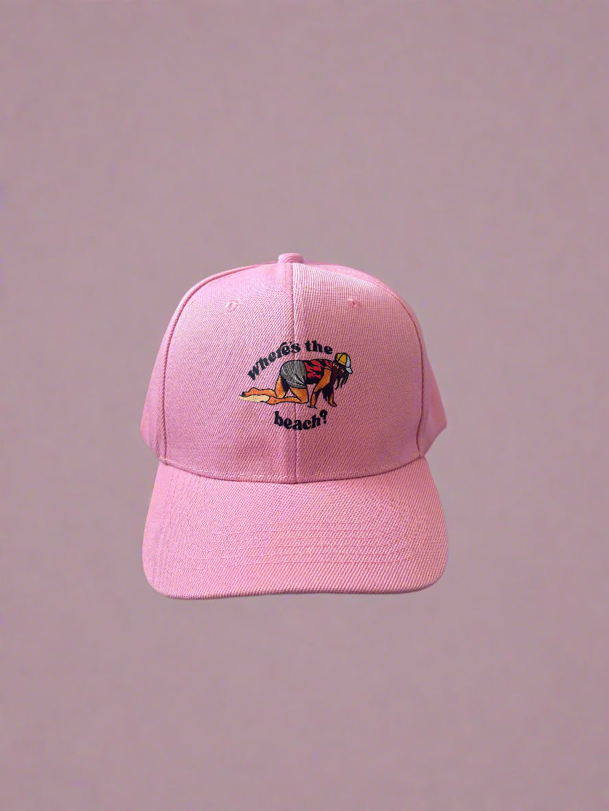 Where's The Beach Pink Hat