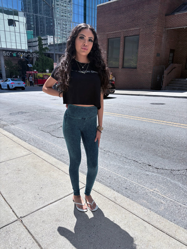 Acid Wash Leggings