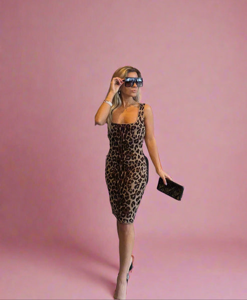 Leopard Bodycon Dress The Snooki Shop Leopard Bodycon Dress The Snooki Shop