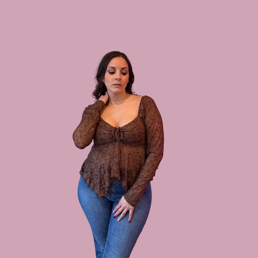 Lace Fly Away Top