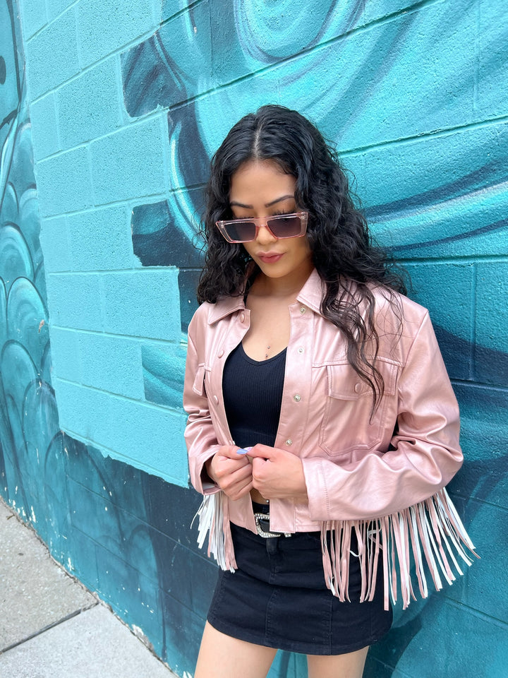 Metallic Mauve Jacket