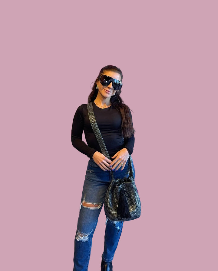 Metallic Shoulder Bag