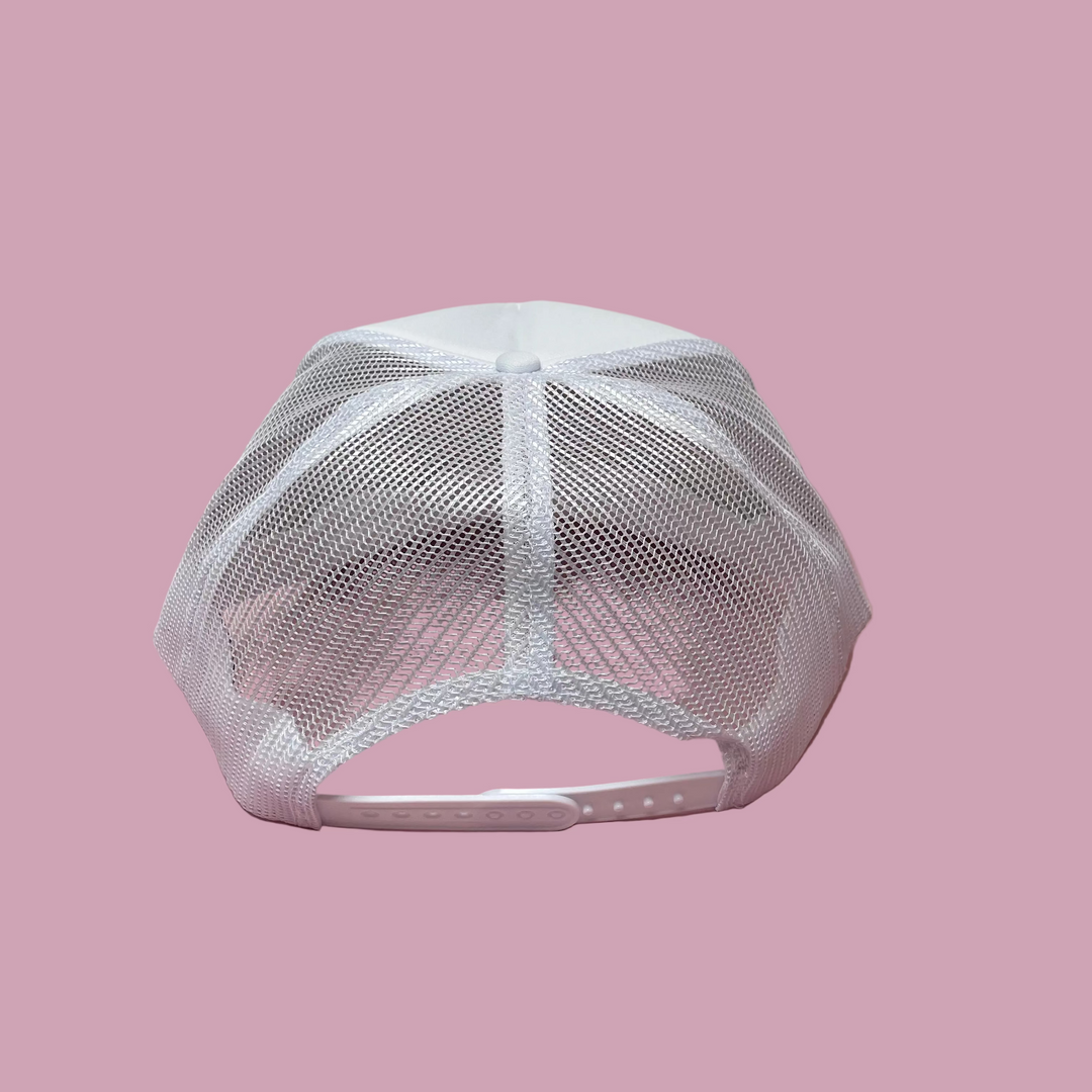White Mama Trucker Hat