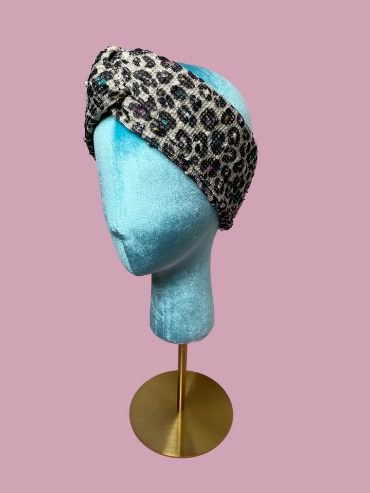 Sequin Leopard Headband