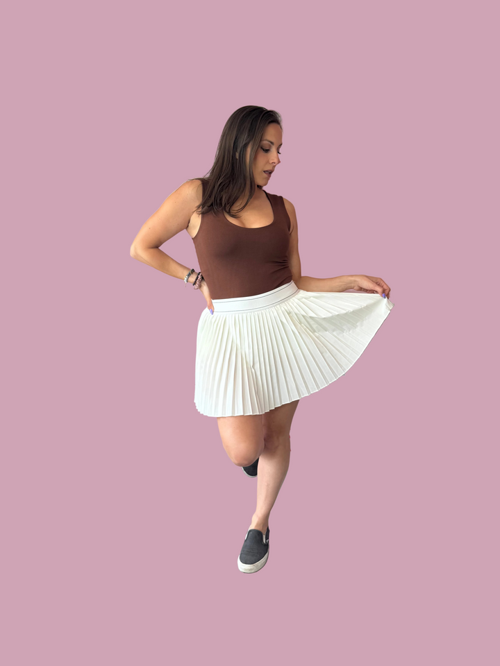 Pleated Tennis Skort