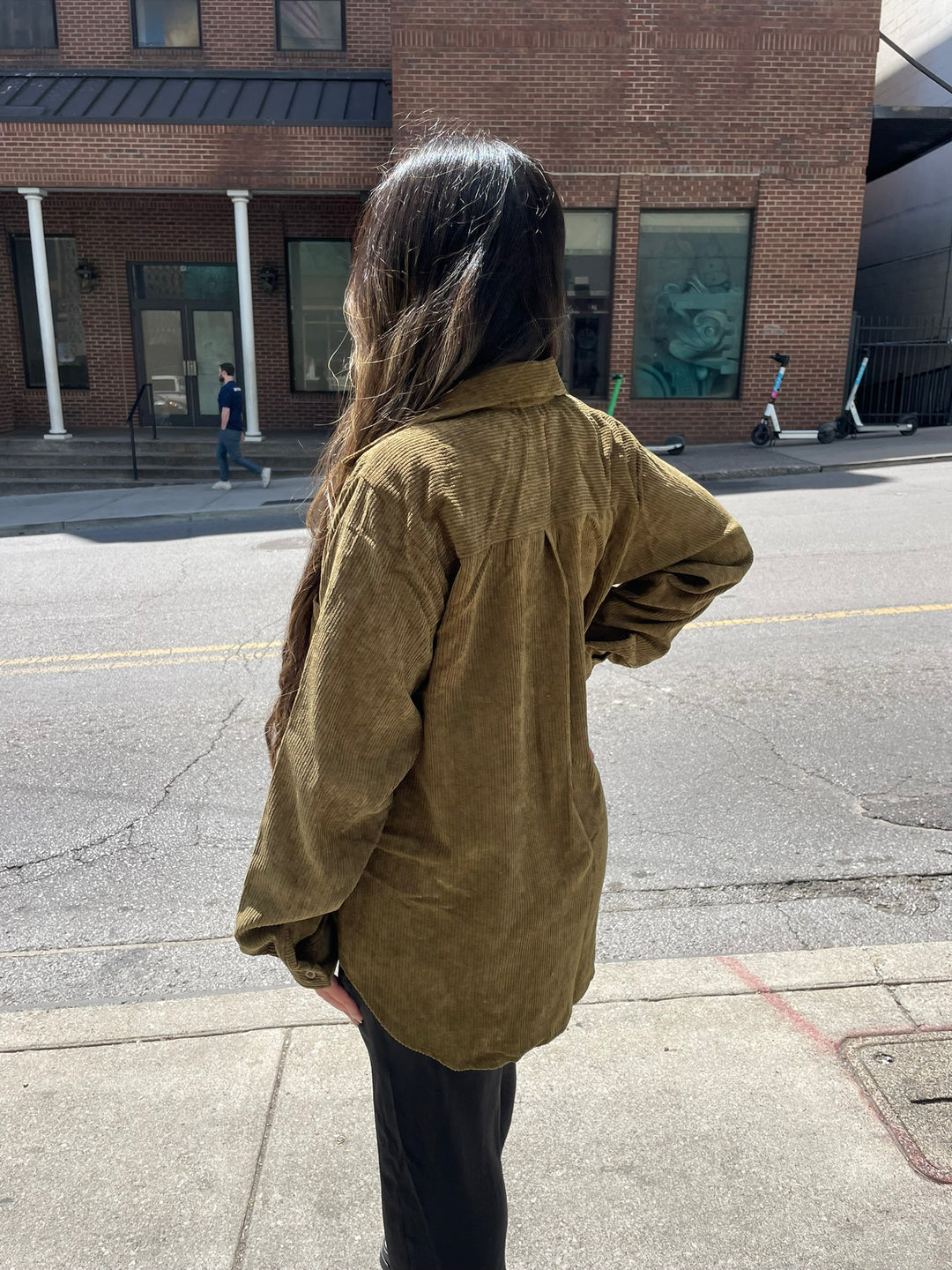 Light Corduroy Shacket