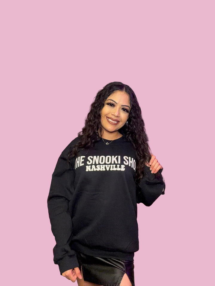 Black Snooki Shop Nashville Sweatshirt