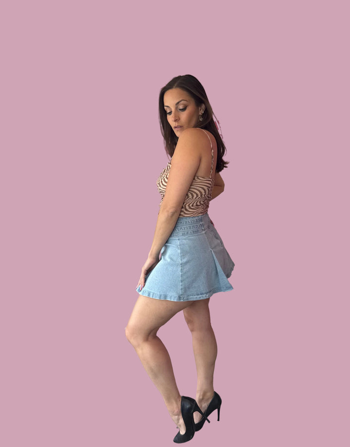 Buckled Up Mini Skirt