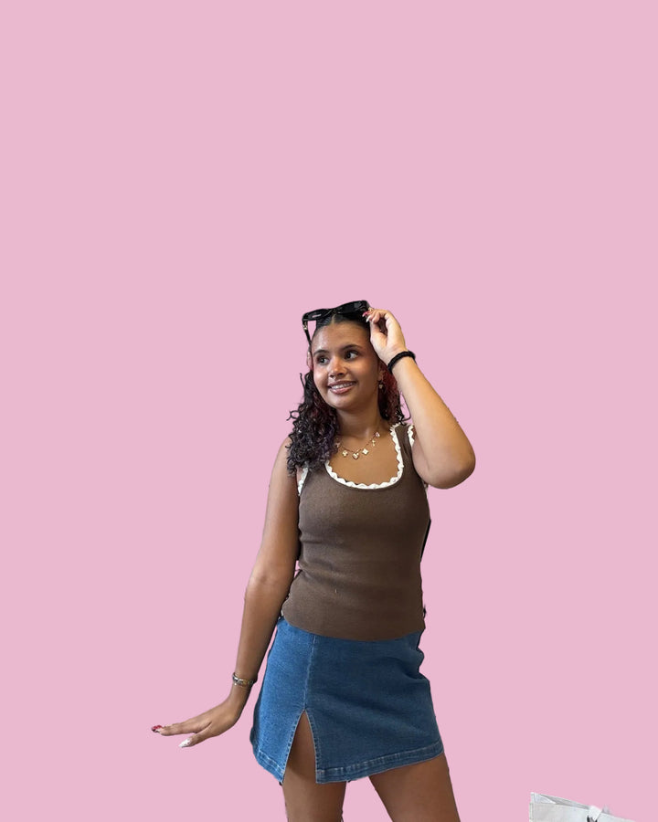 Mocha Pearl Trim Tank