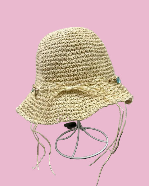 Jewel Accent Beach Hat