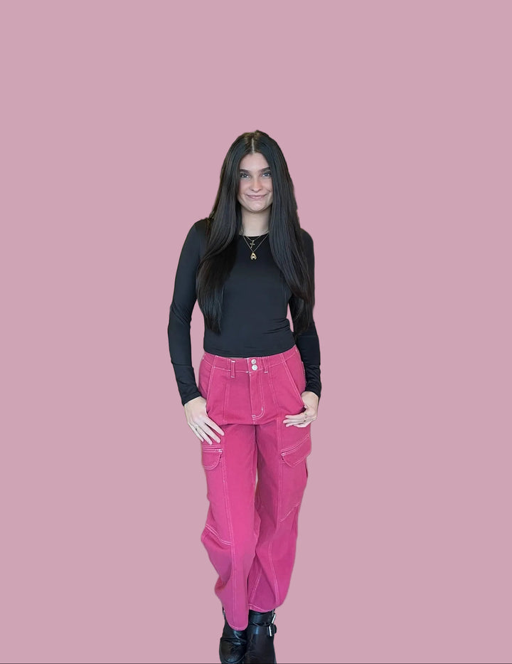 Everywhere Essentials Long Sleeve Crop