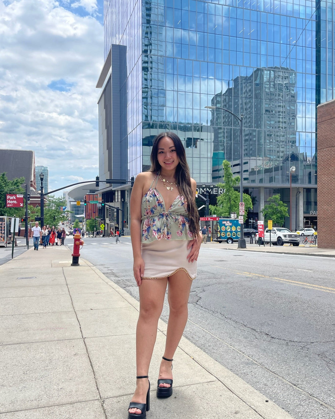 Chain Reaction Mini Skirt