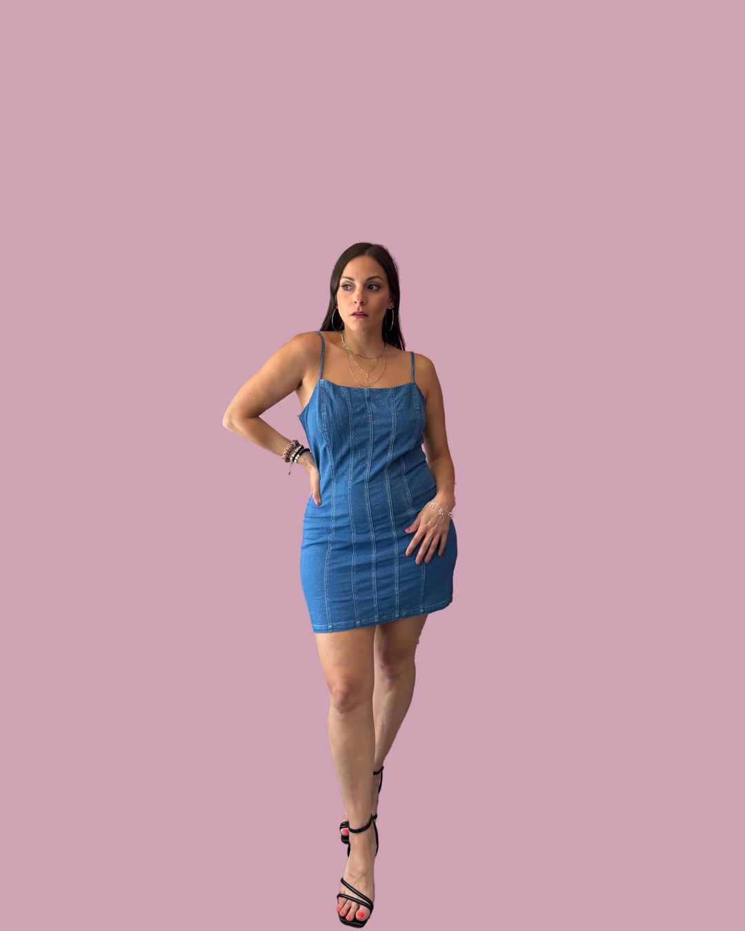 Blue Denim Dress