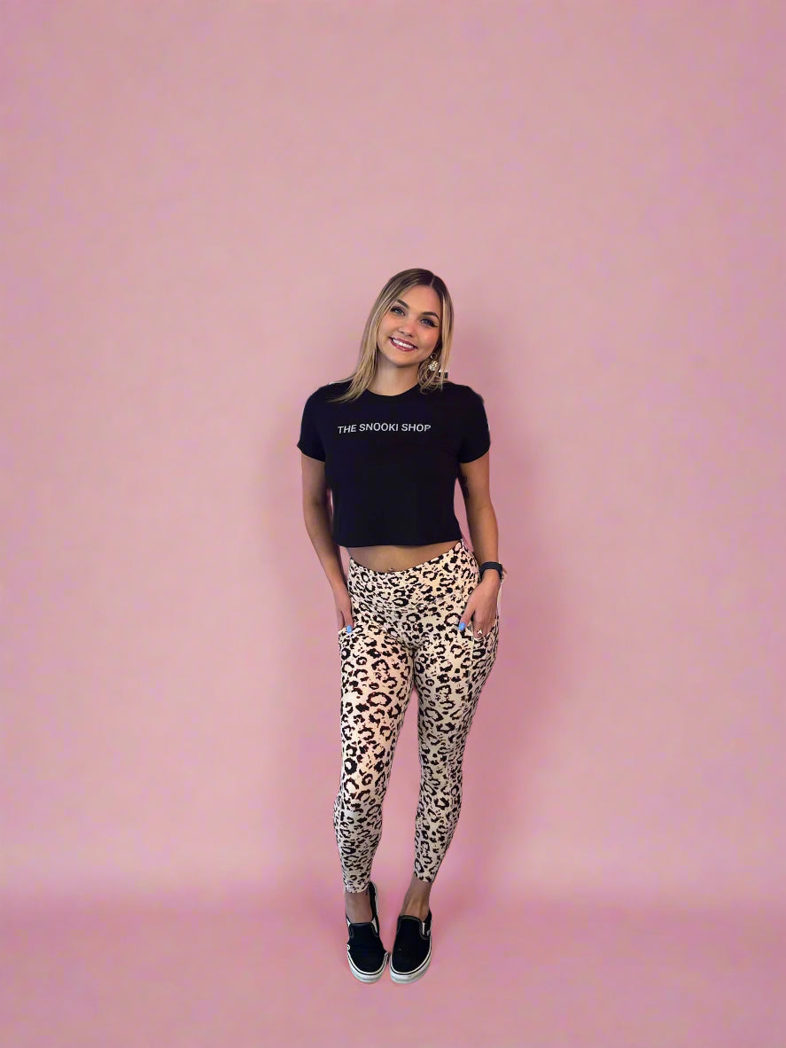Light Leopard Pocket Leggings
