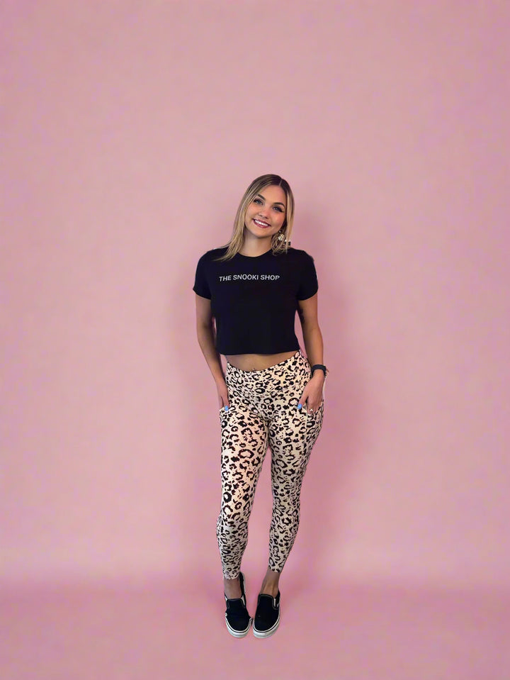 Light Leopard Pocket Leggings