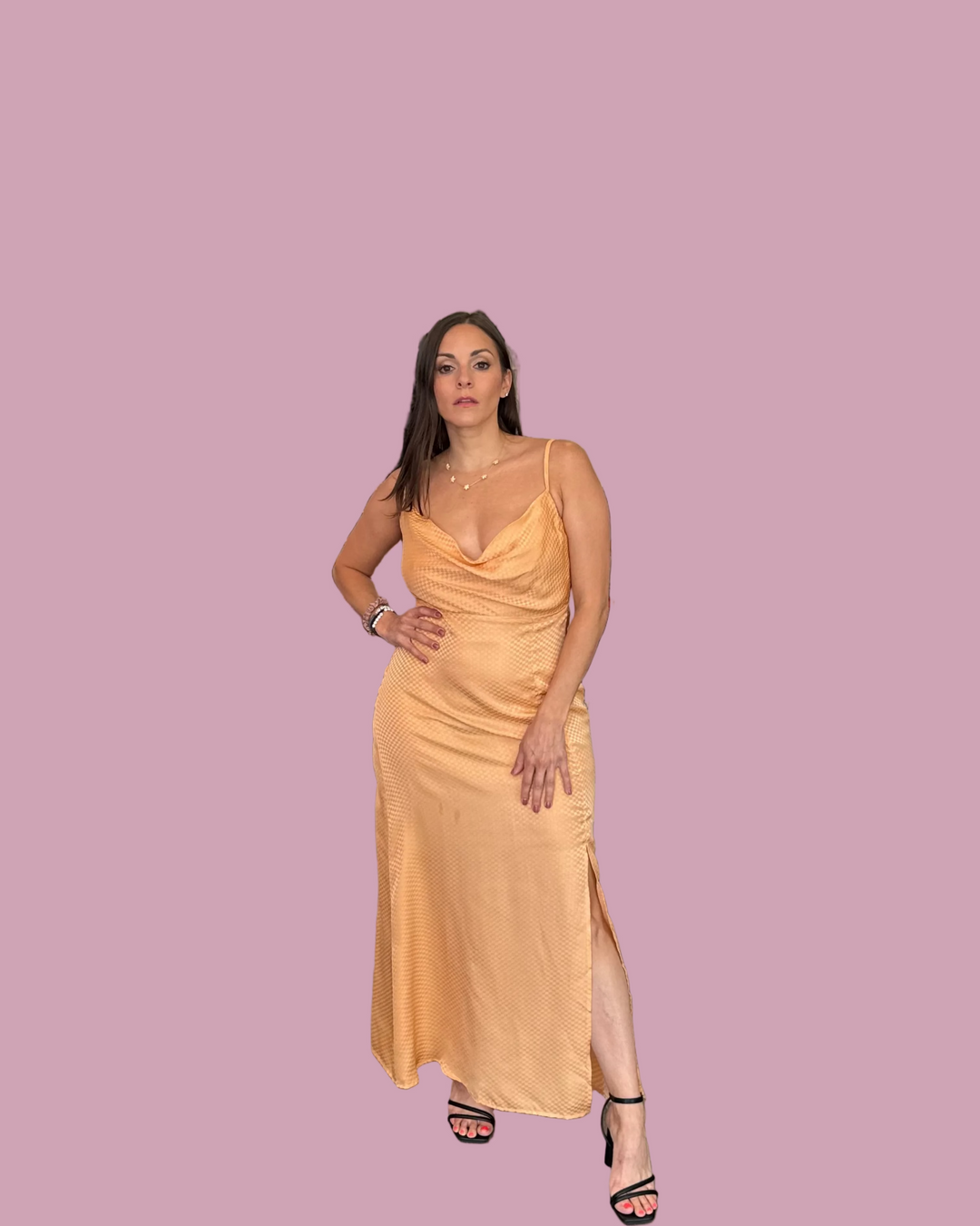 Citrus Glow Maxi Dress