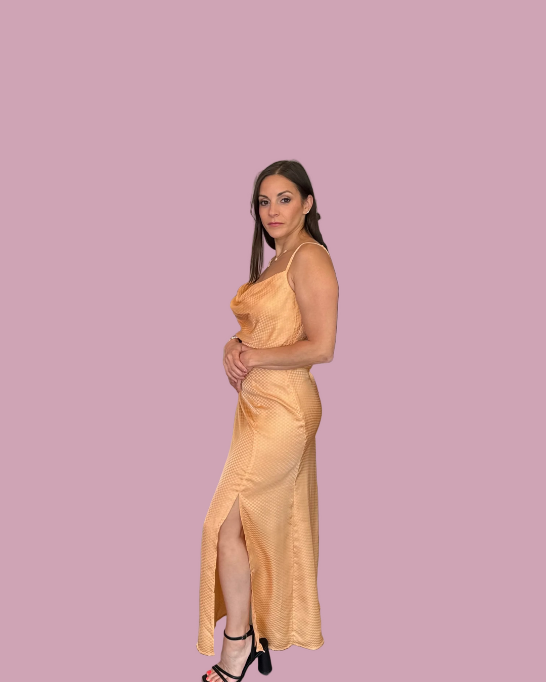 Citrus Glow Maxi Dress