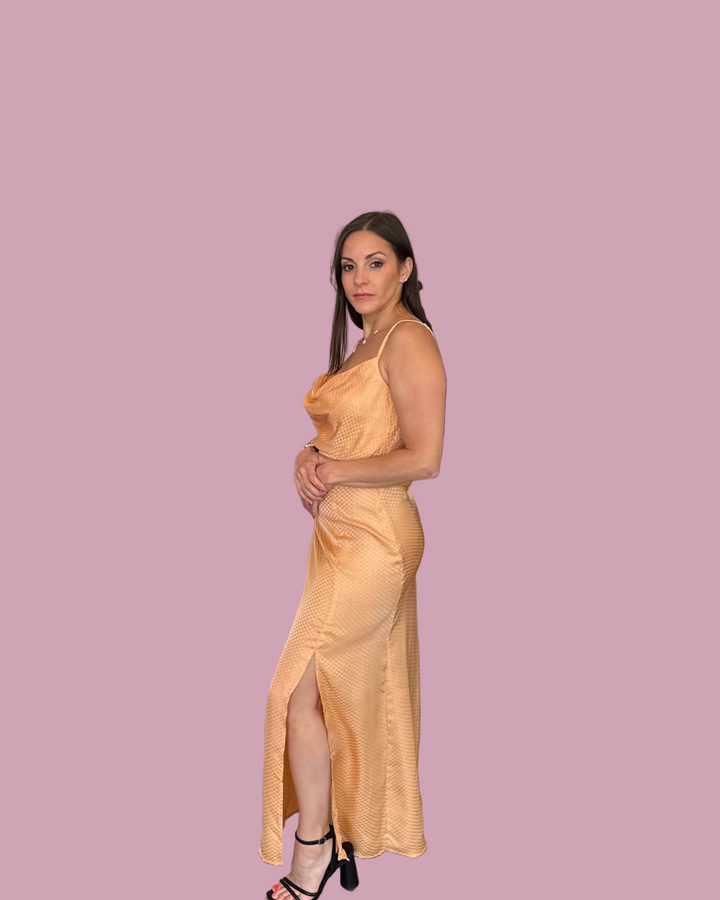 Citrus Glow Maxi Dress