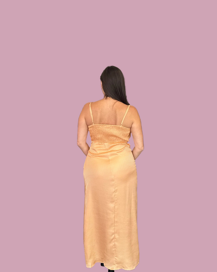 Citrus Glow Maxi Dress