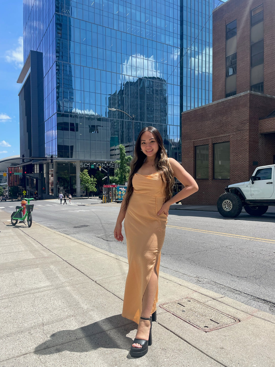Citrus Glow Maxi Dress