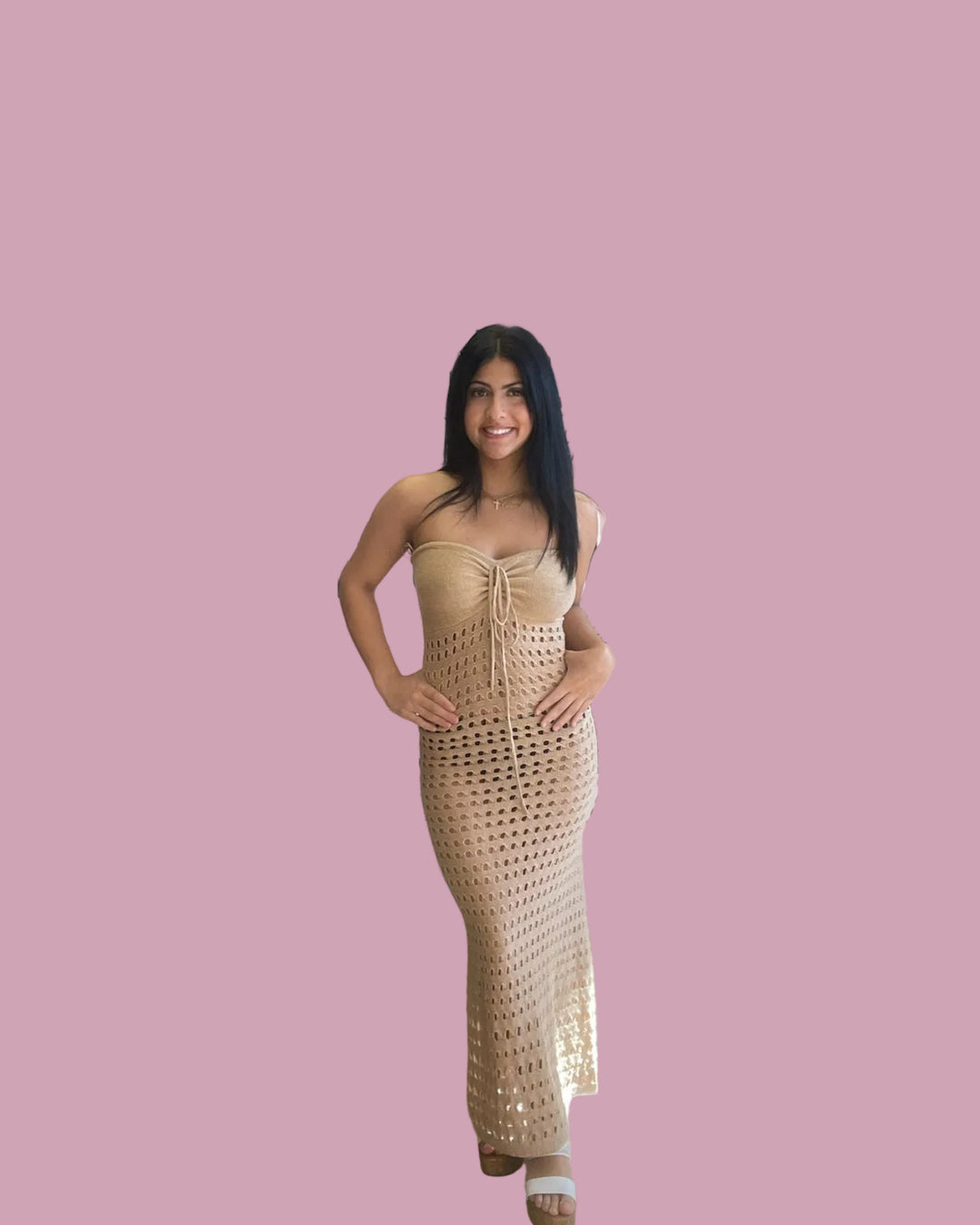 Beach Siren Maxi – Structured Maxi Dress for Beach & Evening Wear – The Snooki Shop