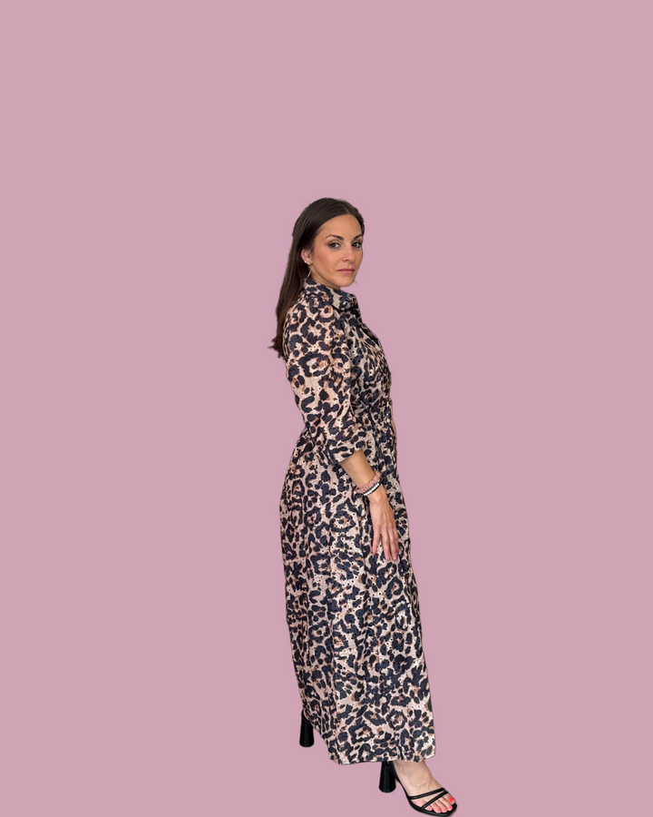 Untamed Elegance Belted Maxi