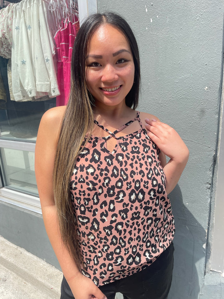 Pink Leopard Tank