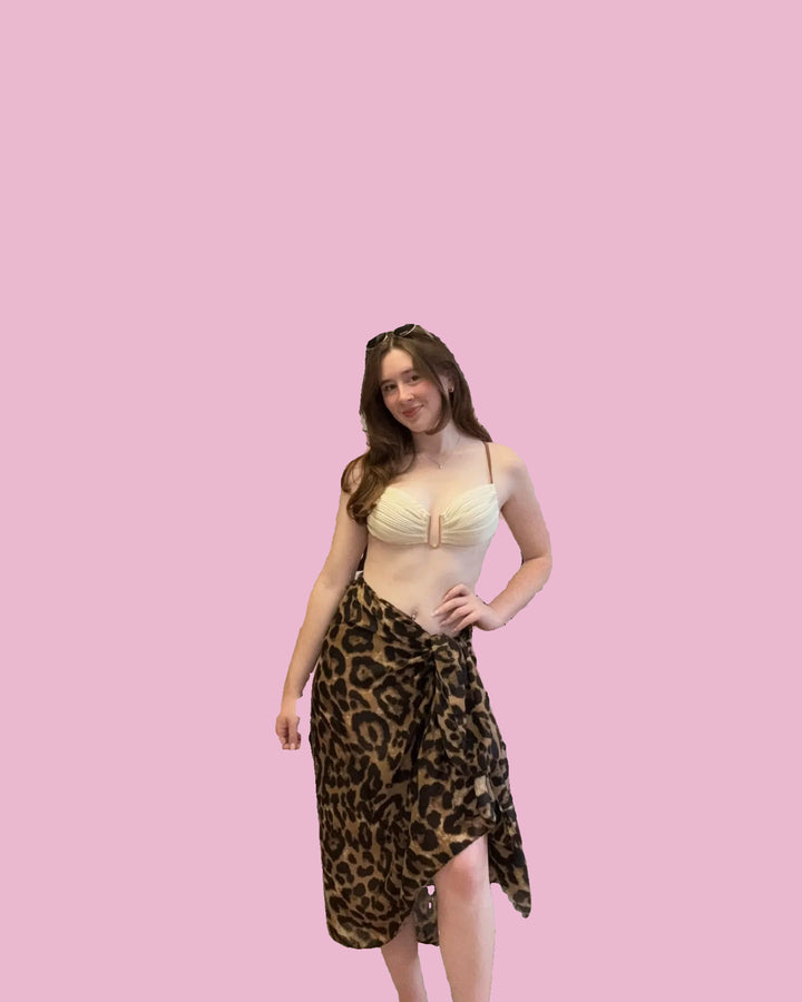 Leopard Wrap Scarf