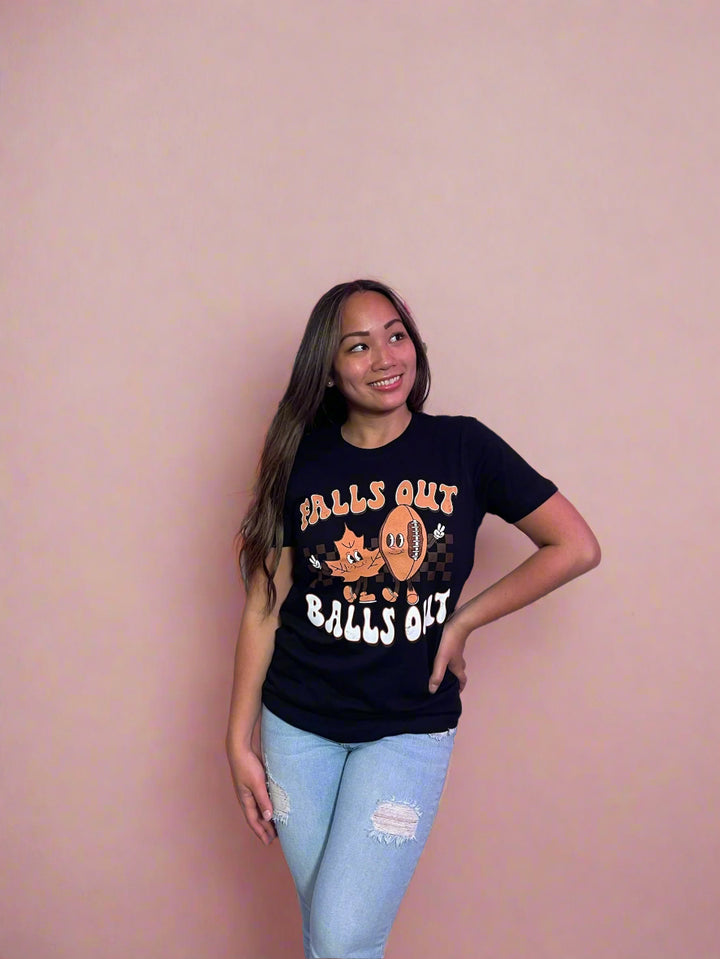 Falls Out Balls Out Tee