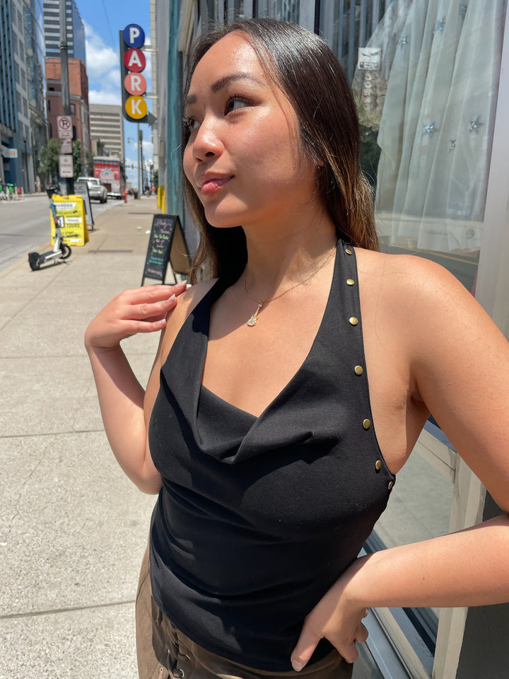 On Edge Halter Top