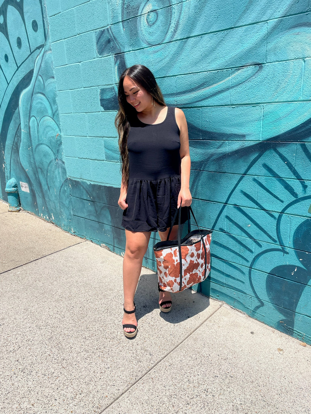 Black Basic Romper