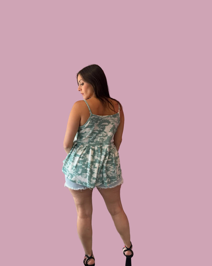 Sage Flowy Tank