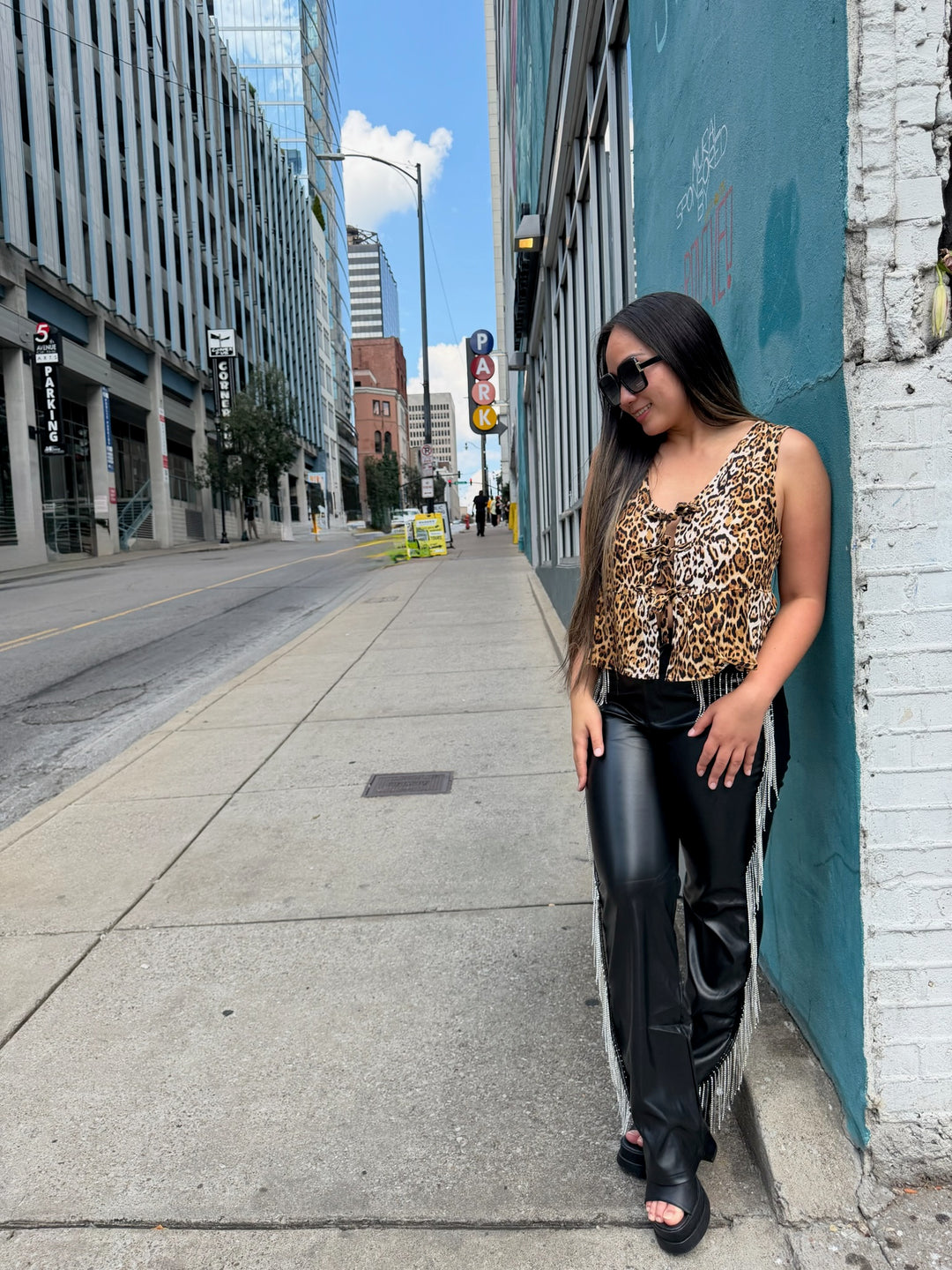 Flirty Rhinestone Pants