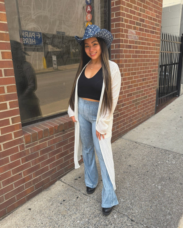 Icy Velvet Flare Pants