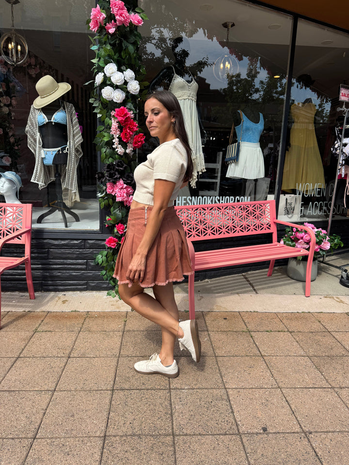 Rust Willow Breeze Skirt