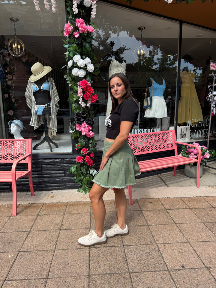 Olive Willow Breeze Skirt