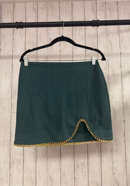 Green Chain Reaction Mini Skirt