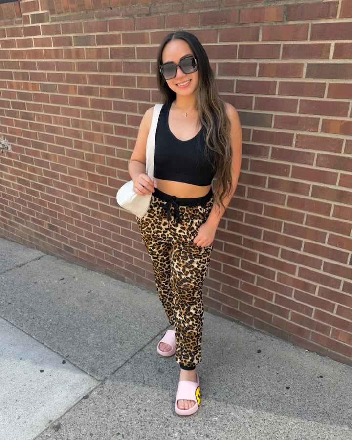 Fierce Leopard Joggers