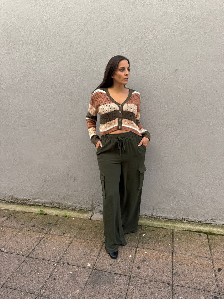 Olive Lightweight Cargo Pants