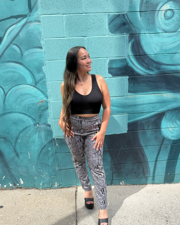 Snake Print Pants