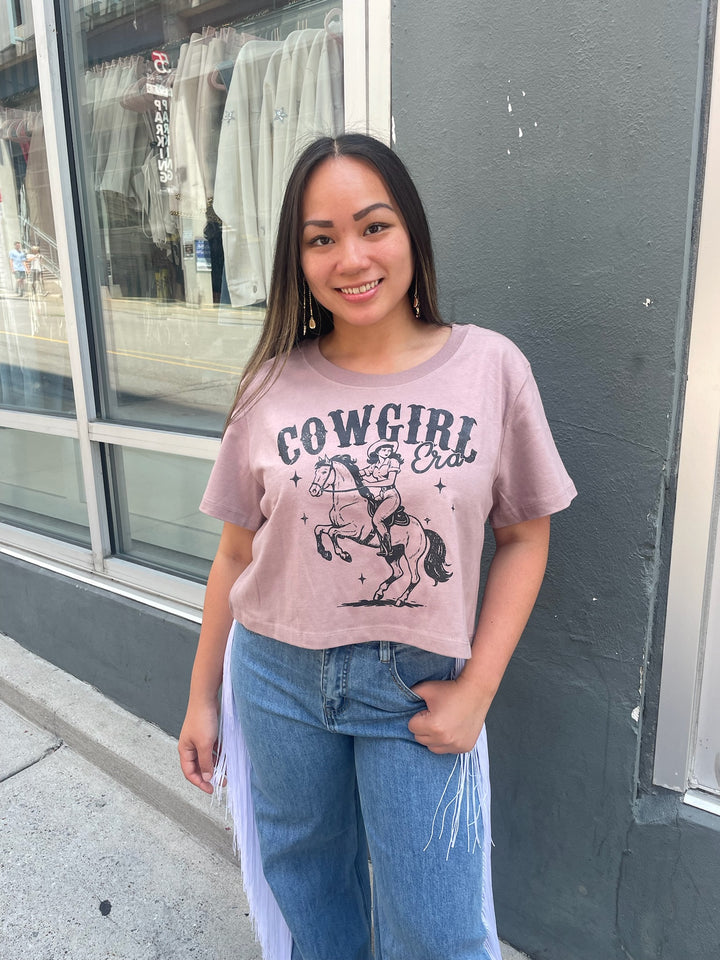 Cowgirl Era Crop Tee