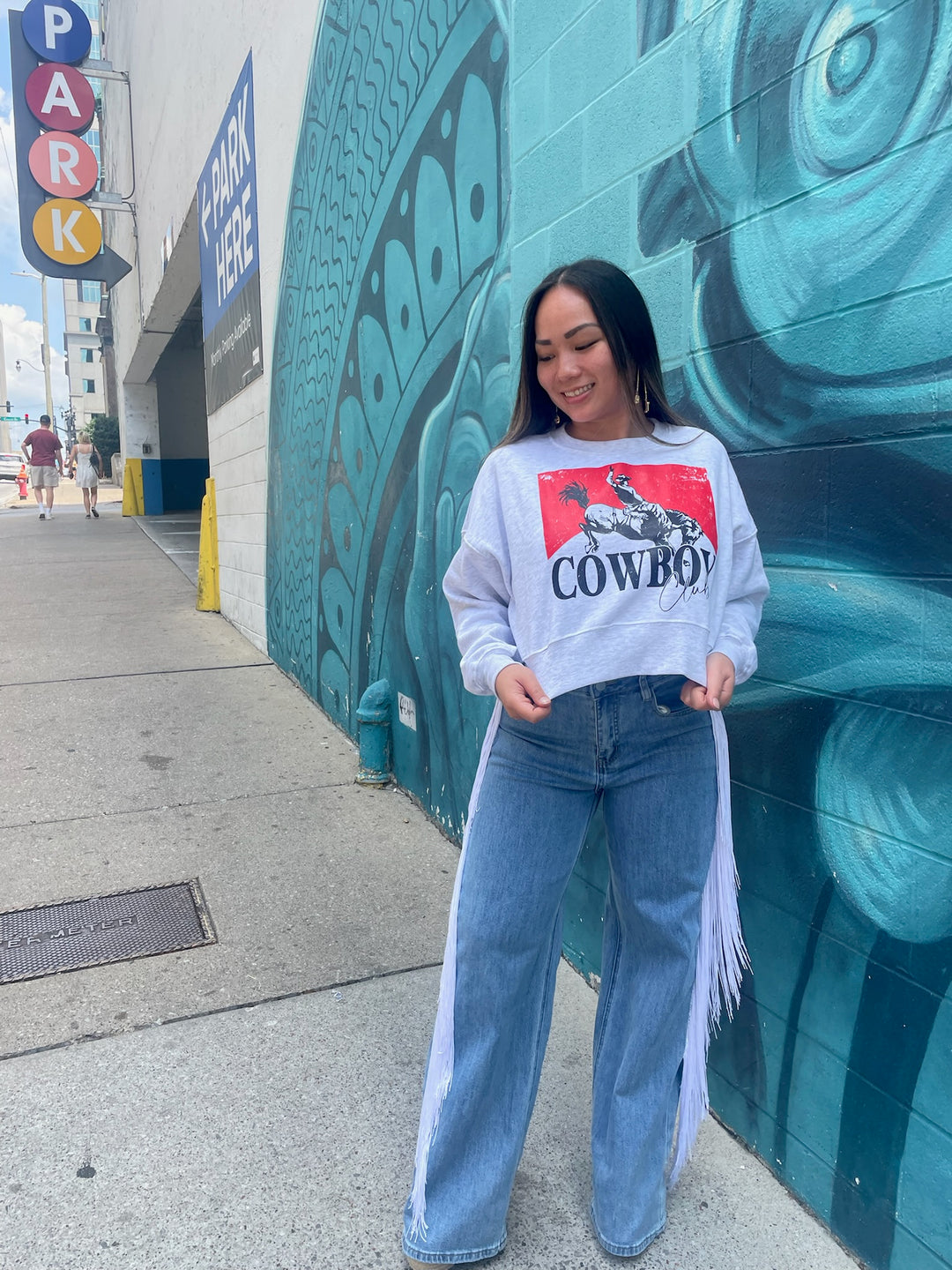 Cowboy Club Crewneck