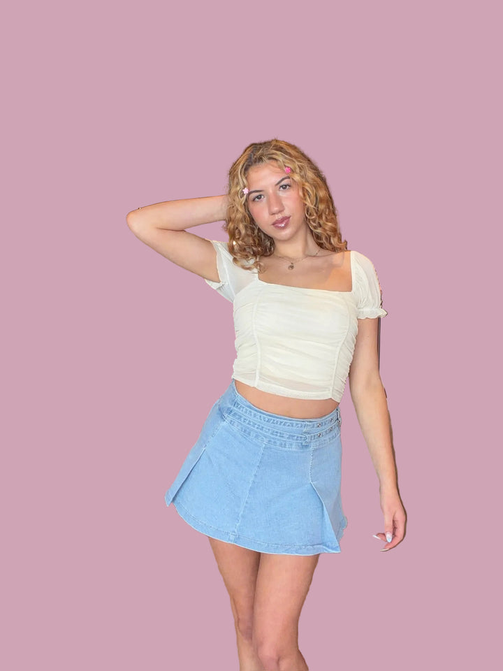 Buckled Up Mini Skirt