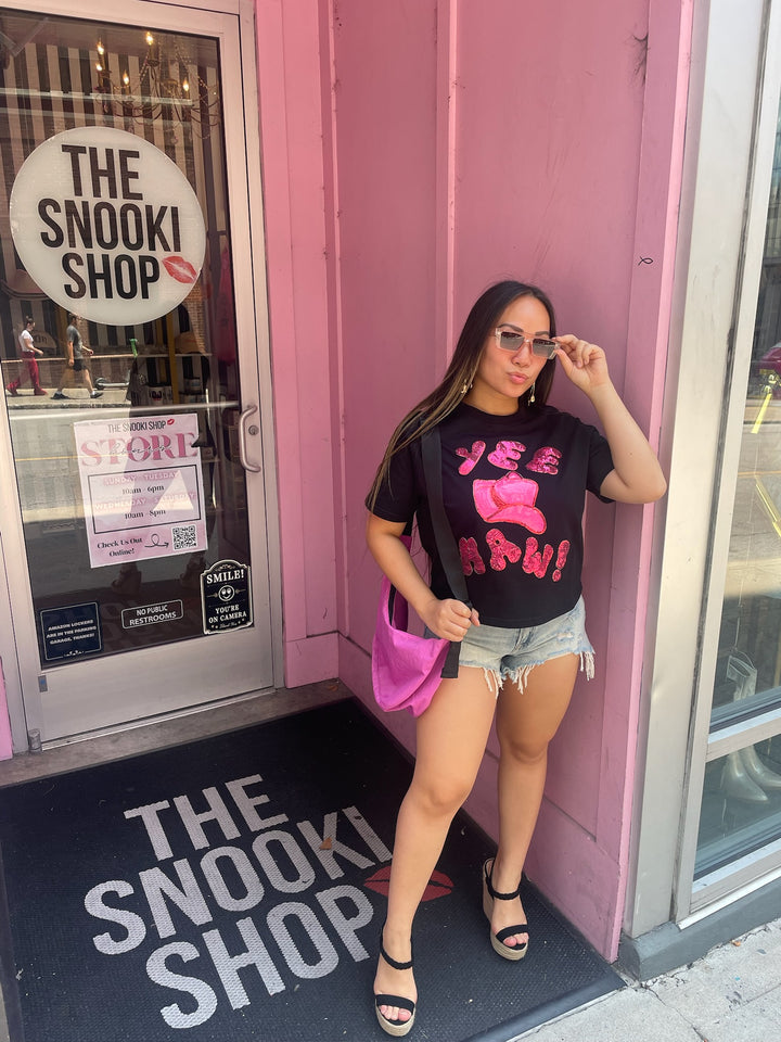 Yee Haw Sequin Tee
