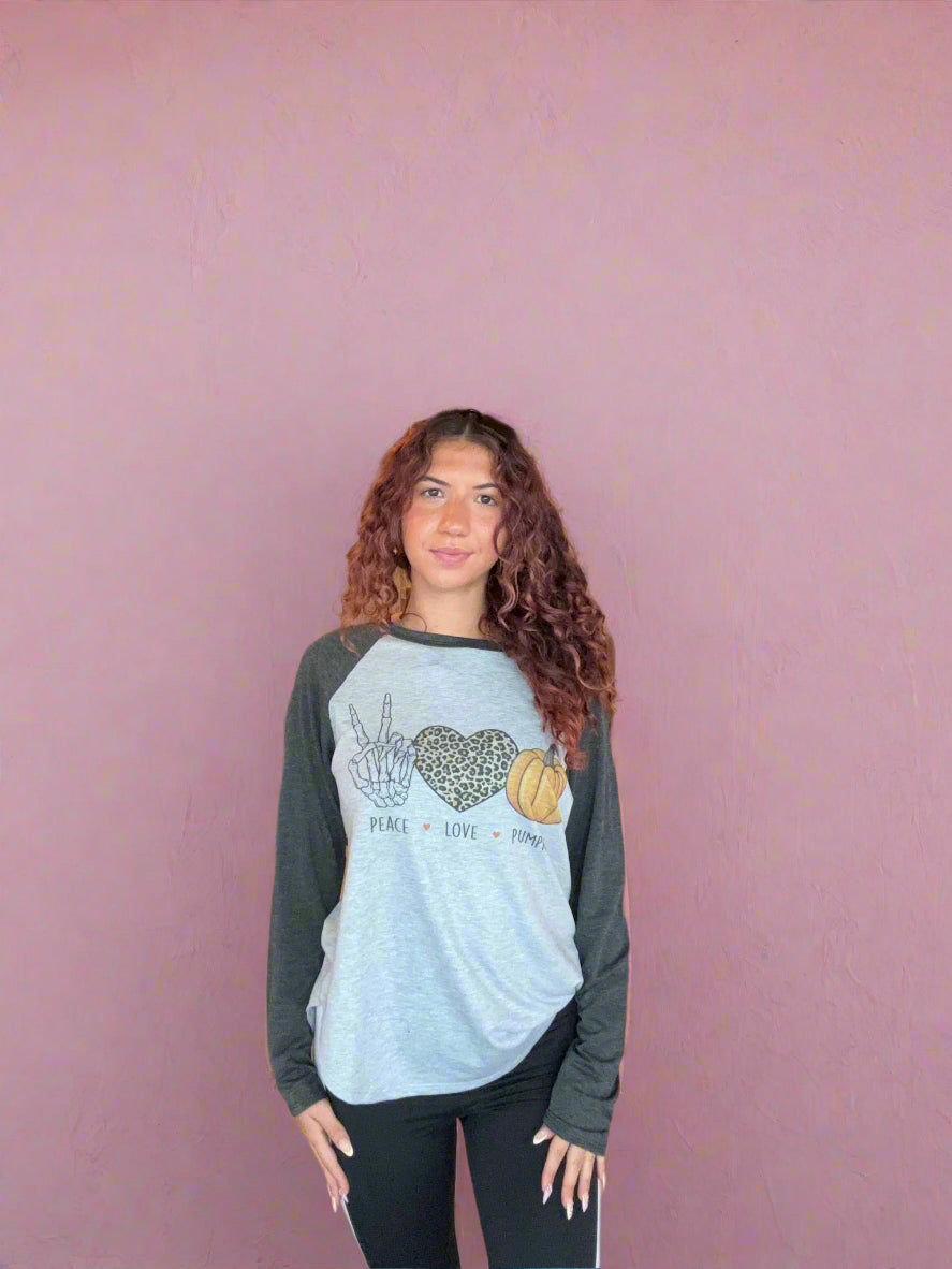 Peace Love Pumpkin Long Sleeve