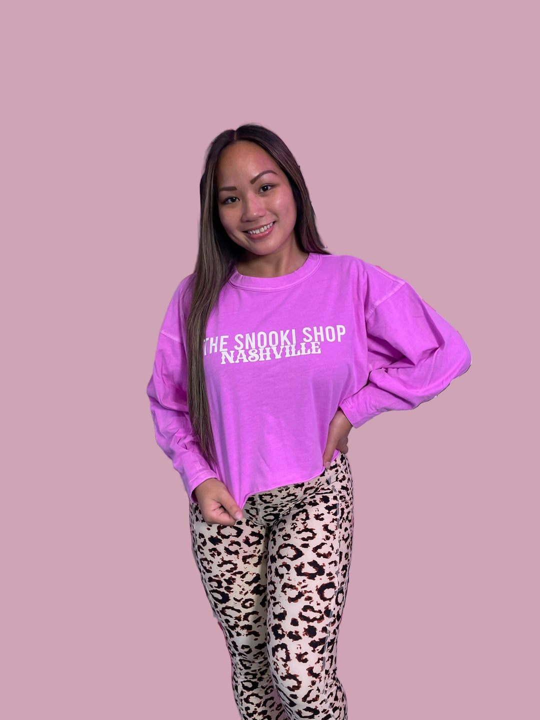 The Snooki Shop Crop Long Sleeve