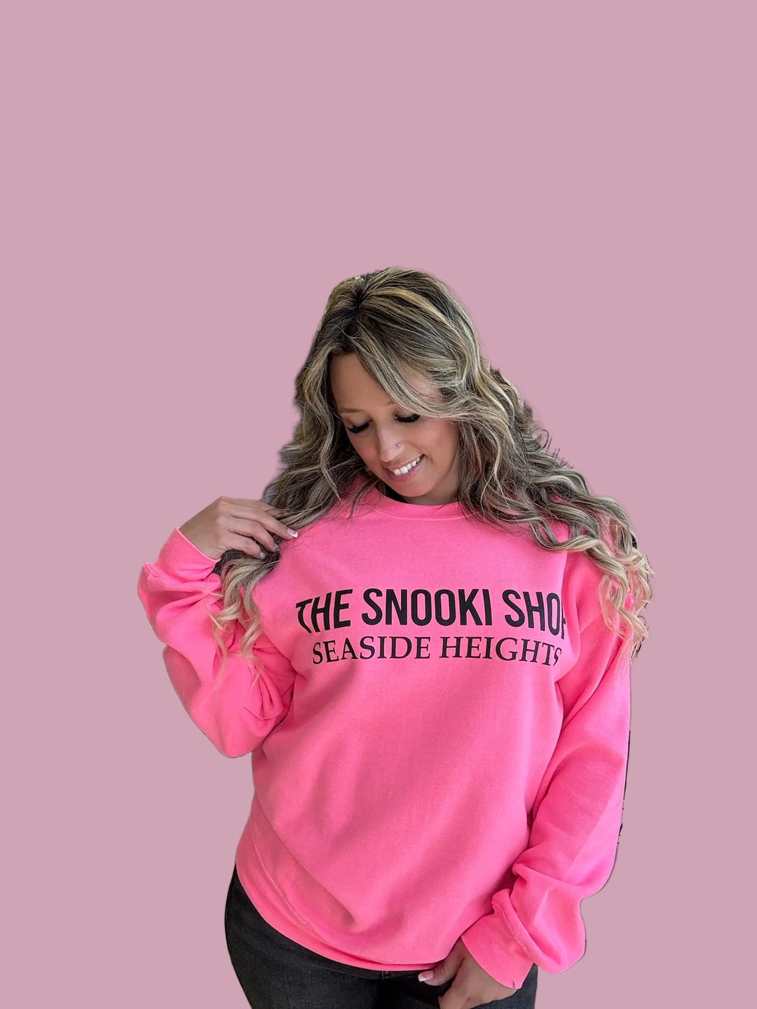 Hot Pink The Snooki Shop Sweatshirt
