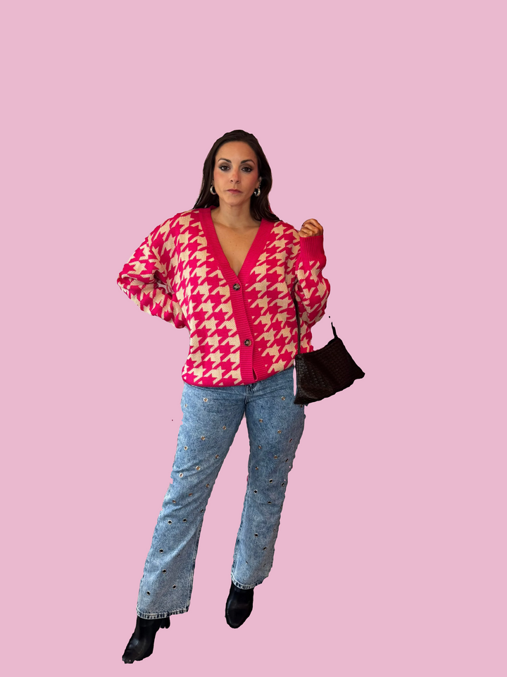 Grommet Boot Cut Jeans